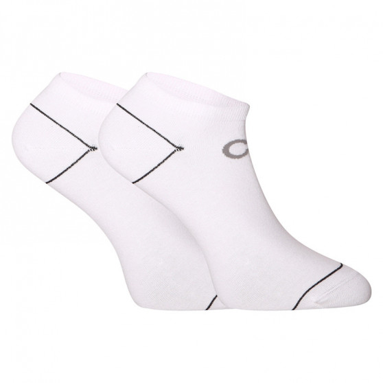 2PACK Calvin Klein nízke biele ponožky (701218779 002)
