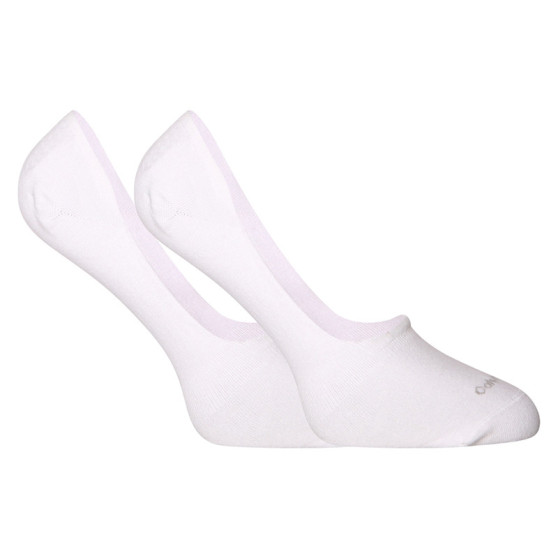 2PACK ponožky Calvin Klein extra nízke biele (701218708 002)