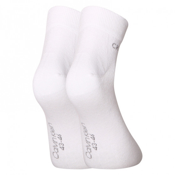 2PACK ponožky Calvin Klein nízke bielé (701218706 002)
