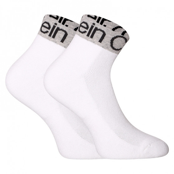 3PACK Calvin Klein Biele členkové ponožky (701218722 002)