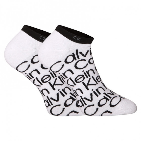 2PACK Calvin Klein nízke biele ponožky (701218714 002)