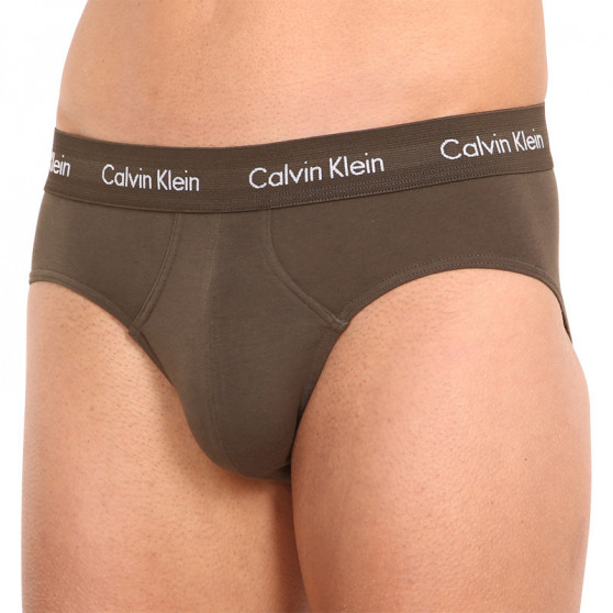 3PACK pánske slipy Calvin Klein viacfarebné (U2661G-208)