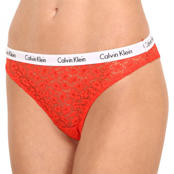 3PACK Dámske nohavičky brazilky Calvin Klein viacfarebné (QD3925E-143)