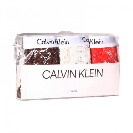 3PACK dámske nohavičky Calvin Klein viacfarebné (QD3926E-143)