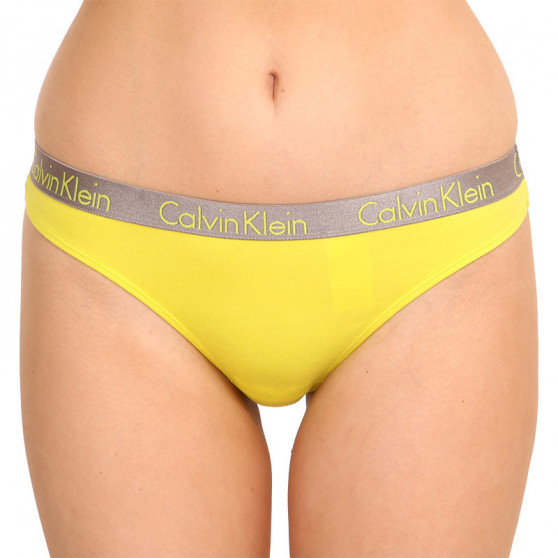 3PACK dámske tangá Calvin Klein viacfarebná (QD3560E-283)