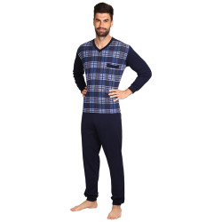 Pánske pyžamo Foltýn modré (FPD9)