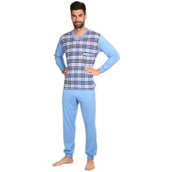 Pánske pyžamo Foltýn nadrozmer modré (FPDN11)