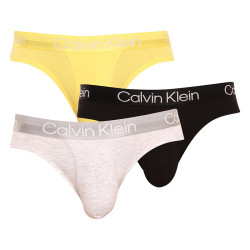 3PACK pánske slipy Calvin Klein viacfarebné (NB2969A-1RN)