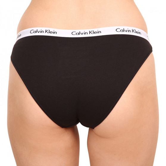 3PACK dámske nohavičky Calvin Klein nadrozmer viacfarebné (QD3801E-1CX)