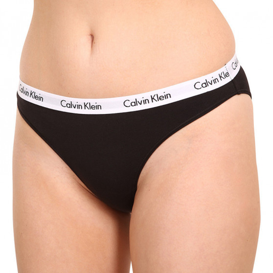 3PACK dámske nohavičky Calvin Klein nadrozmer viacfarebné (QD3801E-1CX)