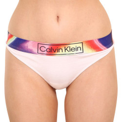Dámske tangá Calvin Klein nadrozmer biela (QF6859E-100)