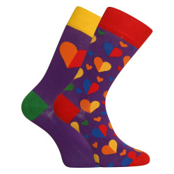Veselé ponožky Dedoles Dúhové srdiečka (GMRS1316)