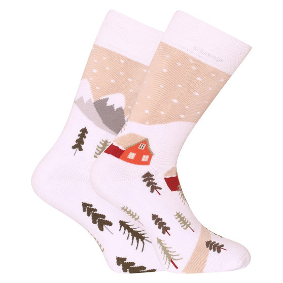 Veselé teplé ponožky Dedoles Snehová krajina (GMWS1066)