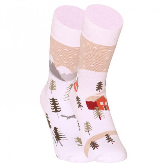 Veselé teplé ponožky Dedoles Snehová krajina (GMWS1066)