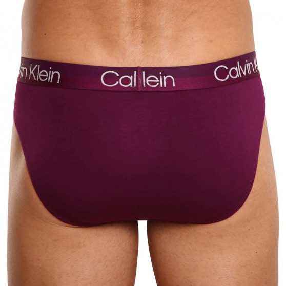 3PACK pánske slipy Calvin Klein viacfarebné (NB2969A-1RO)