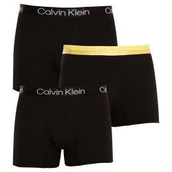 3PACK pánske boxerky Calvin Klein čierne (NB2971A-1RZ)