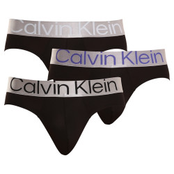 3PACK pánske slipy Calvin Klein čierné (NB3073A-IEH)
