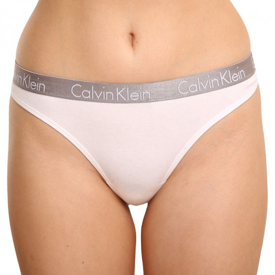 3PACK dámske tangá Calvin Klein viacfarebná (QD3560E-1CZ)