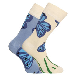 Veselé bambusové ponožky Dedoles Motýľ modráčik (D-U-SC-RS-C-B-1554)