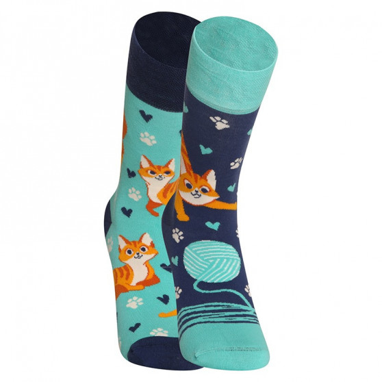 Veselé ponožky Dedoles Šťastná mačka (D-U-SC-RS-C-C-1461)