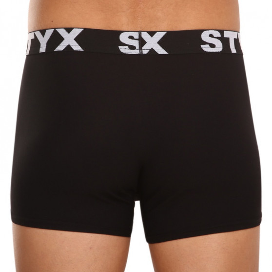 Pánske boxerky Styx športová guma čierne (G960)