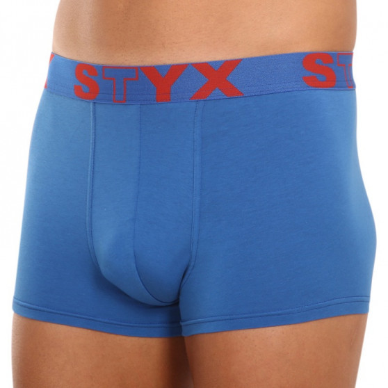 Pánske boxerky Styx športová guma modré (G967)