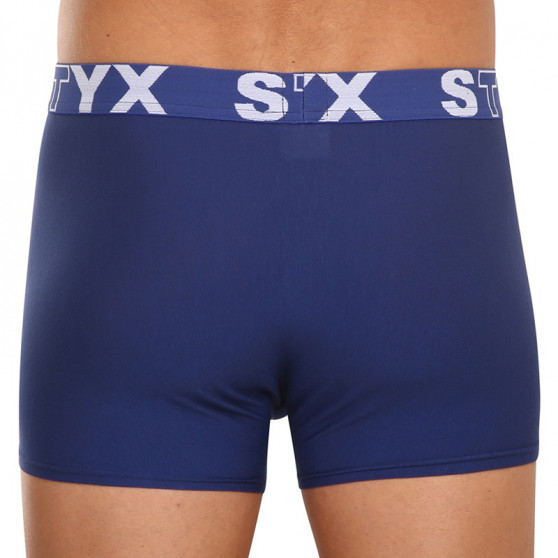 Pánske boxerky Styx športová guma tmavo modré (G968)