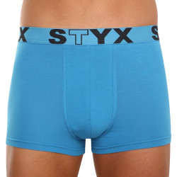 Pánske boxerky Styx športová guma svetlo modré (G969)