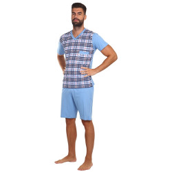 Pánske pyžamo Foltýn modré (FPT3)