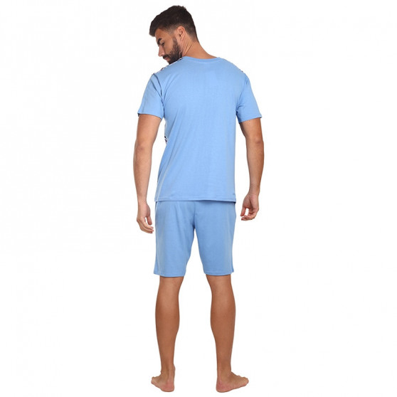 Pánske pyžamo Foltýn modré (FPT3)