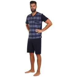 Pánske pyžamo Foltýn nadrozmer modré (FPTN1)