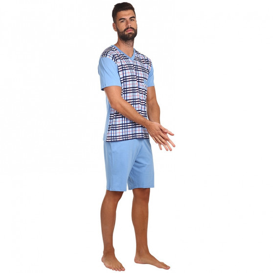 Pánske pyžamo Foltýn nadrozmer modré (FPTN3)