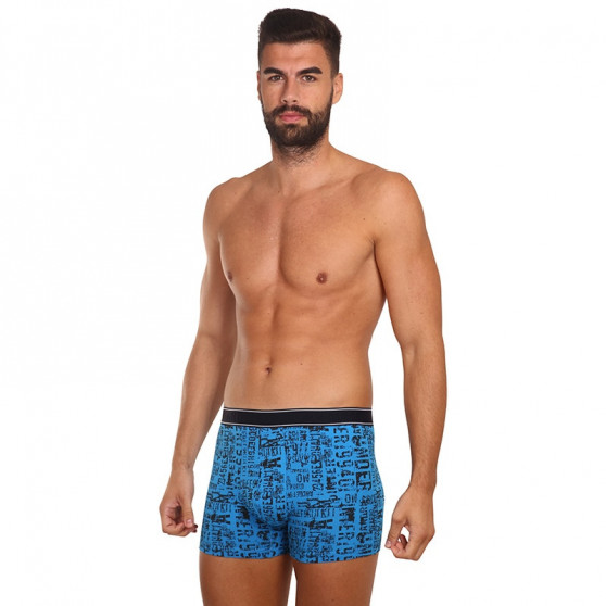 Pánske boxerky Andrie modré (PS 5585 A)