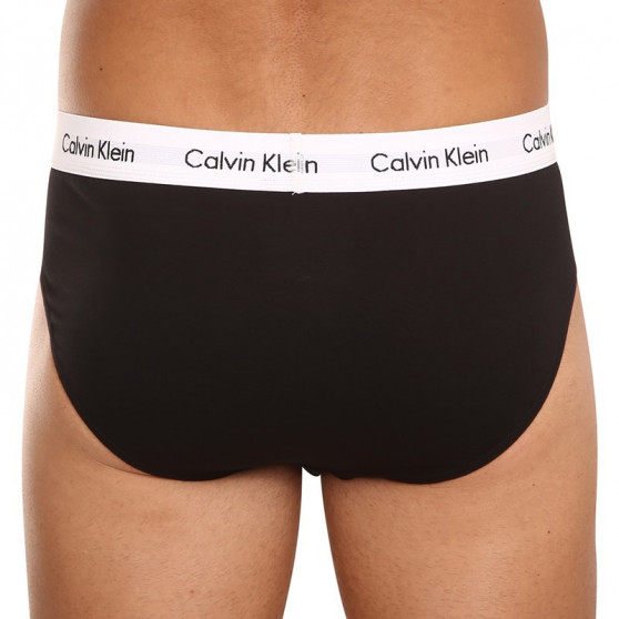 3PACK pánske slipy Calvin Klein čierne (U2661G-001)