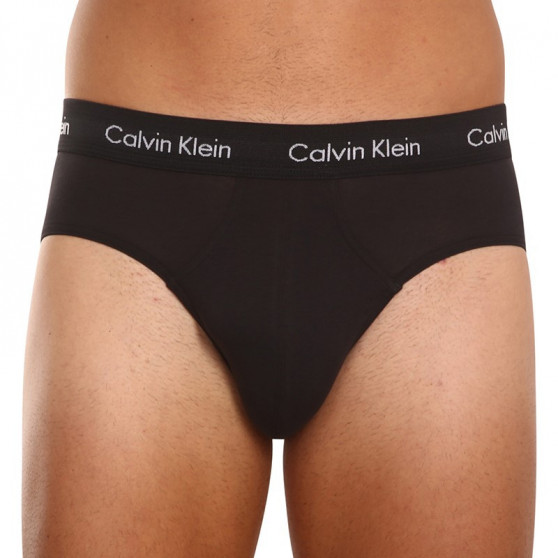 3PACK pánske slipy Calvin Klein čierne (U2661G-XWB)