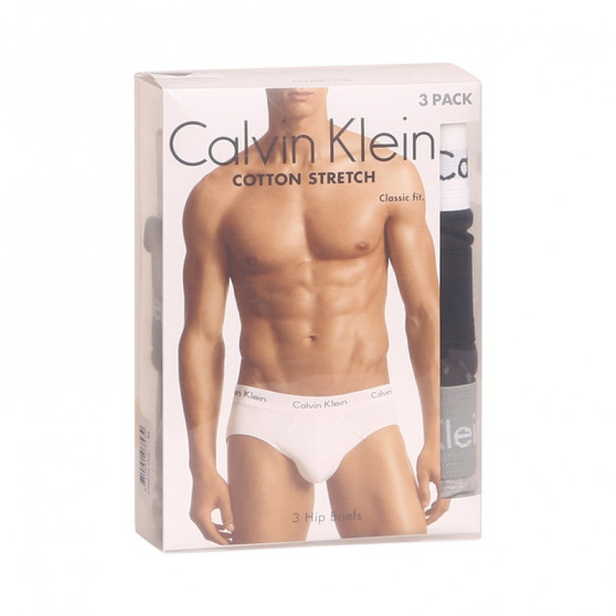 3PACK pánske slipy Calvin Klein viacfarebné (U2661G-YKS)