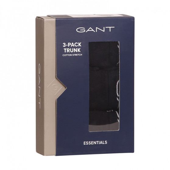 3PACK pánske boxerky Gant čierne (900003003-005)