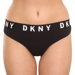 Dámske tangá DKNY čierne (DK4529 Y3T)