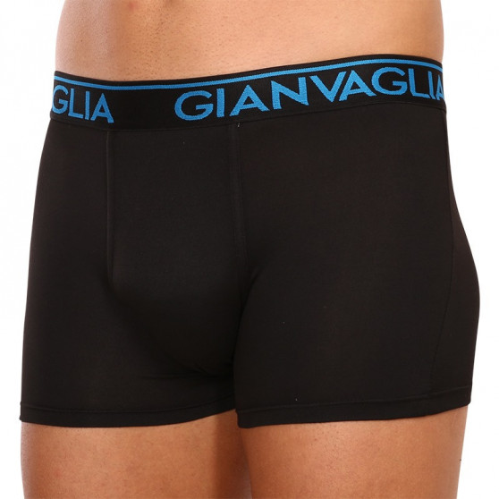 3PACK pánske boxerky Gianvaglia čierné (GVG-5503)