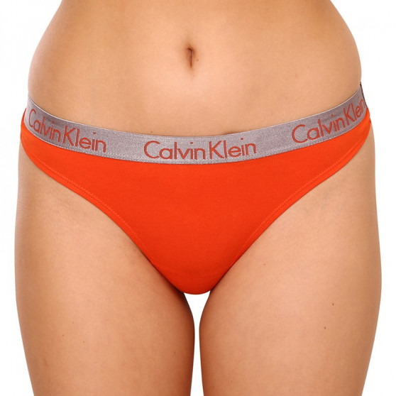 3PACK dámske tangá Calvin Klein viacfarebná (QD3560E-6S2)