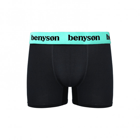 3PACK pánske boxerky Benysøn bambusové čierne (BENY-7012)