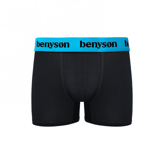 3PACK pánske boxerky Benysøn bambusové čierne (BENY-7012)