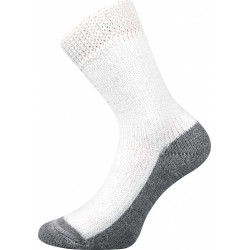 Teplé ponožky Boma biele (Sleep-white)