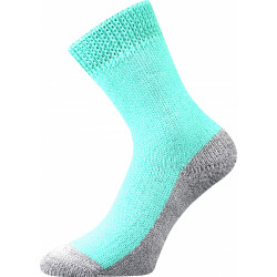Teplé ponožky Boma zelené (Sleep-white)