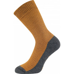 Teplé ponožky Boma hnedé (Sleep-brown)