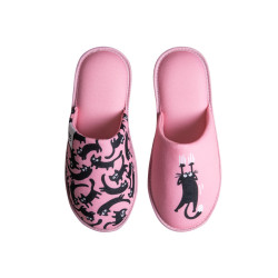 Veselé papuče Dedoles Ružové mačky (D-F-F-HS-C-C-079)