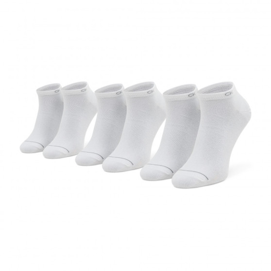 3PACK pánske ponožky Calvin Klein nízke biele (701218718 002)