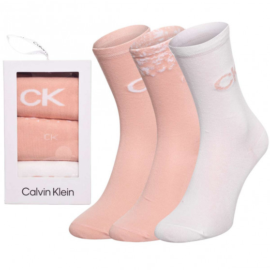 3PACK dámske ponožky Calvin Klein viacfarebné (701219849 001)