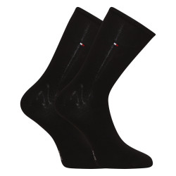 2PACK dámske ponožky Tommy Hilfiger vysoké čierne (371221 200)
