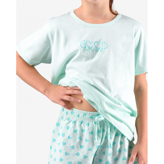 Dievčenské pyžamo Gina modré (29007-LYMMMZ)